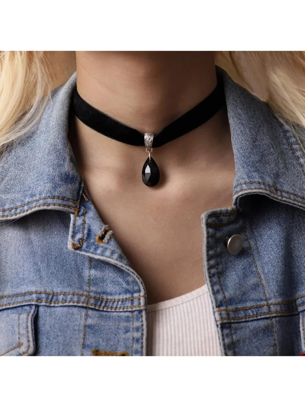 Gothic Victorian Black Choker Necklace | Vintage-Inspired Jewelry Accessory